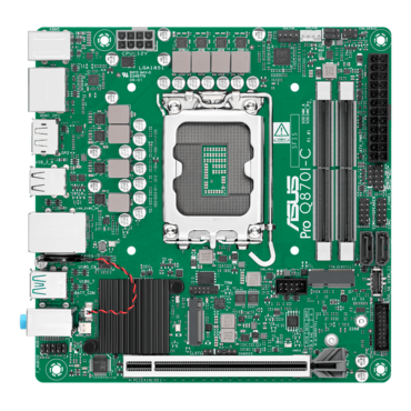 Pro Q870I-C-CSM, Intel® Q870 Chipset, LGA1851, Mini-ITX Motherboard