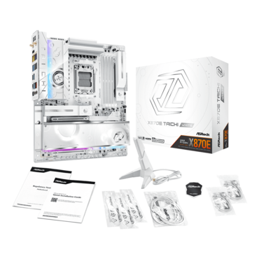 X870E Taichi White, AMD X870E Chipset, AM5, E-ATX Motherboard
