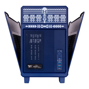 TR100 Koralie Edition, Mesh Panel, No PSU, mini-ITX, Cobalt Blue, Mini Tower Case