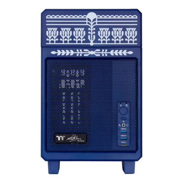 TR100 Koralie Edition, Mesh Panel, No PSU, mini-ITX, Cobalt Blue, Mini Tower Case