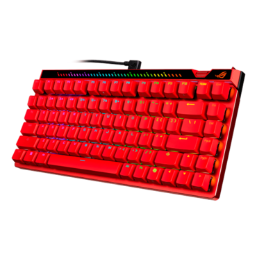 ROG Falchion Ace 75 HE, Per Key RGB, ROG HFX V2X Magnetic, Wired, Red, Mechanical Gaming Keyboard