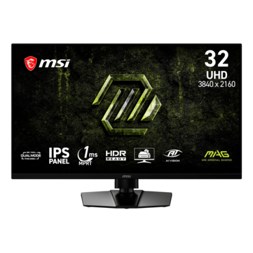 MAG 321UPD E14, 31.5" IPS, 3840 x 2160 (4K UHD), 1 ms, Dual Mode 144Hz/288Hz, FreeSync™ Premium Gaming Monitor