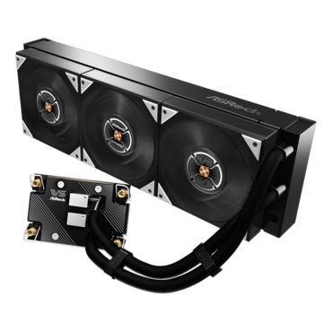 WS XE 360D, 360mm Radiator, Liquid Cooling System