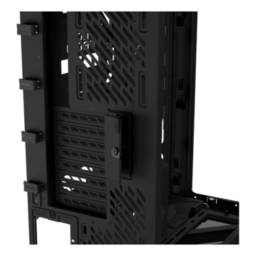 ROG Cronox ARGB, LCD, Tempered Glass, No PSU, E-ATX, Black, Full Tower Case