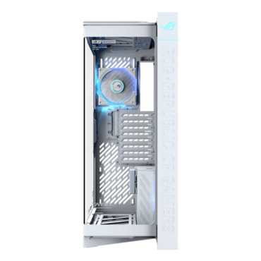ROG Cronox ARGB, LCD, Tempered Glass, No PSU, E-ATX, White, Full Tower Case