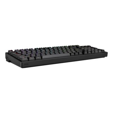 ROG Azoth 96 HE, Per Key RGB, ROG HFX V2 Magnetic, Wireless/Wired/Bluetooth, Black, Mechanical Gaming Keyboard
