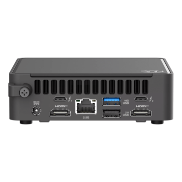 NUC 15 Pro RNUC15CRKU7063CU, Intel® Core™ Ultra 7 255H, 16GB (2x8GB) DDR5-6400 CSO-DIMM Memory, 512GB NVMe M.2 SSD, Intel® Arc™ 140T GPU, Windows 11 Pro, Slim Mini PC