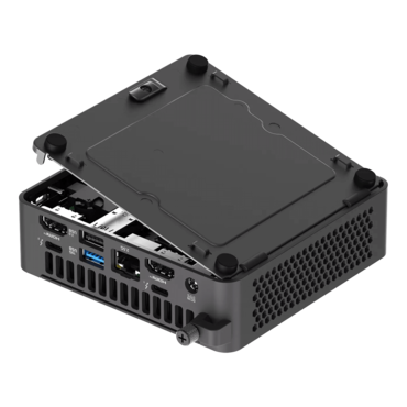 NUC 15 Pro RNUC15CRKU7063CU, Intel® Core™ Ultra 7 255H, 16GB (2x8GB) DDR5-6400 CSO-DIMM Memory, 512GB NVMe M.2 SSD, Intel® Arc™ 140T GPU, Windows 11 Pro, Slim Mini PC
