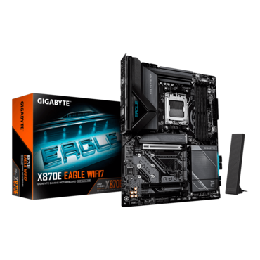 X870E EAGLE WIFI7, AMD X870E Chipset, AM5, ATX Motherboard