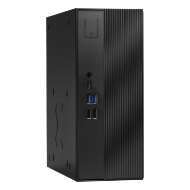 DeskSlim B760W, Intel® B760 Chipset, 4x DDR5 DIMM Memory, 2x M.2 SSD, 2x 2.5" HDD/SSD, 240W/19V Power Adapter & Power Cord, 5L Slim PC Barebone