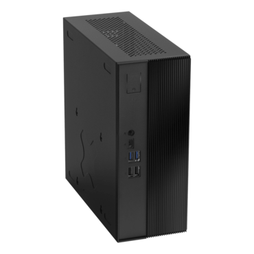 DeskSlim B760W, Intel® B760 Chipset, 4x DDR5 DIMM Memory, 2x M.2 SSD, 2x 2.5" HDD/SSD, 240W/19V Power Adapter & Power Cord, 5L Slim PC Barebone