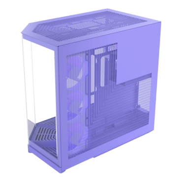 Y50 RGB, Tempered Glass, No PSU, E-ATX, Taro Milk, Mid Tower Case