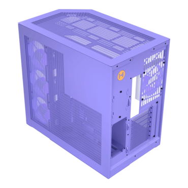Y50 RGB, Tempered Glass, No PSU, E-ATX, Taro Milk, Mid Tower Case