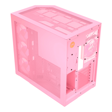 Y50 RGB, Tempered Glass, No PSU, E-ATX, Strawberry Milk, Mid Tower Case
