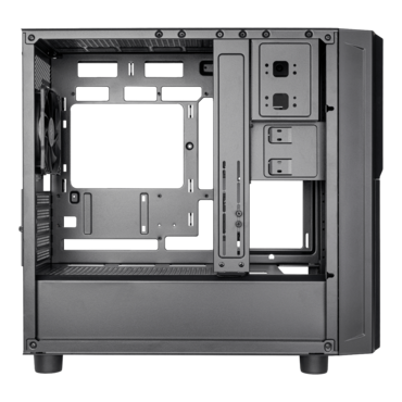 SETA X1M, No PSU, microATX, Black, Mid Tower Case