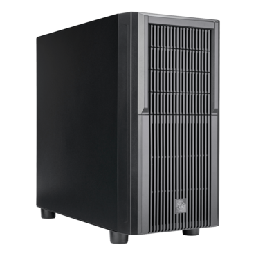 SETA X1M, No PSU, microATX, Black, Mid Tower Case