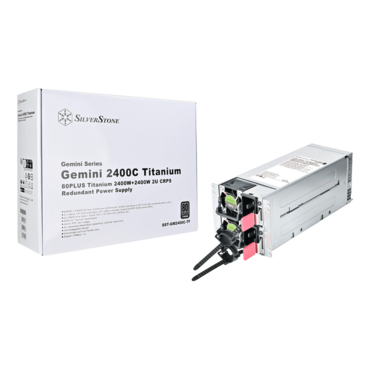 Gemini 2400C Titanium, 80 PLUS Titanium, 2400W+2400W, 2U CRPS Redundant Power Supply