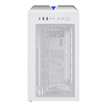 Sky One Lite, Tempered Glass, No PSU, ATX, Frost White, Mid Tower Case