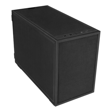 B4-mATX, Mesh Panel, No PSU, microATX, Black, Mini Tower Case