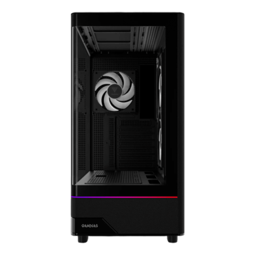 ATLAS M5 CG, Tempered Glass, No PSU, ATX, Black, Mid Tower Case