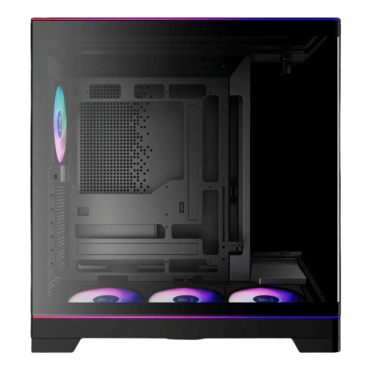 ATLAS P6 CG, Tempered Glass, No PSU, ATX, Black, Mid Tower Case