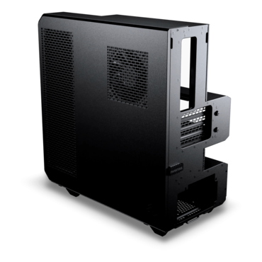 EX5-Plus, Tempered Glass, No PSU, ATX, Black, Mid Tower Case