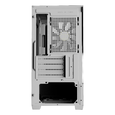AURA GC9M ELITE WH ARGB, Tempered Glass, No PSU, microATX, White, Mid Tower Case