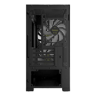 AURA GC15M ARGB, Tempered Glass, No PSU, microATX, Black, Mid Tower Case
