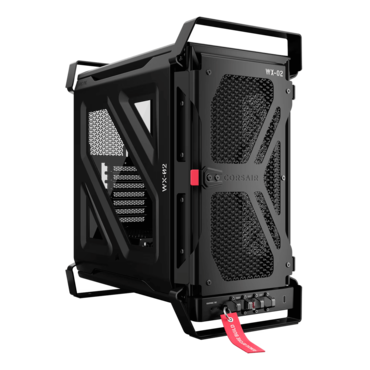 WARTHOG Airflow, Tempered Glass, No PSU, E-ATX, Black, Mid Tower Case