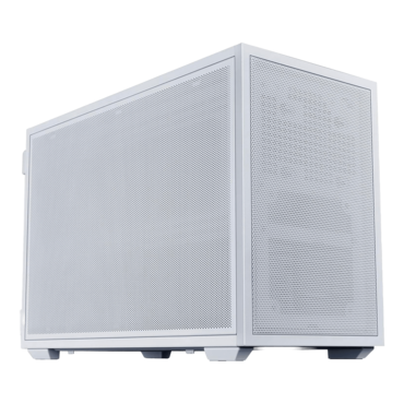 B4-mATX, Mesh Panel, No PSU, microATX, White, Mini Tower Case