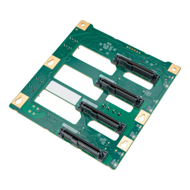RAC380-BP-304H, 4-Bay NVMe U.2 or SAS/SATA SSD/HDD Backplane for WS380-E Workstation
