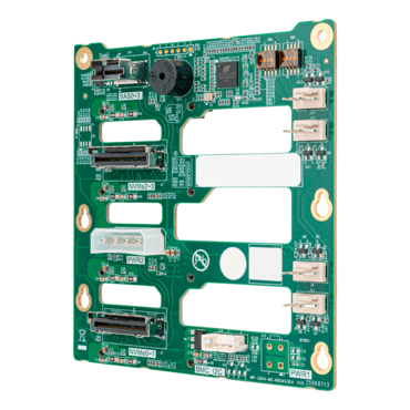 RAC380-BP-304H, 4-Bay NVMe U.2 or SAS/SATA SSD/HDD Backplane for WS380-E Workstation