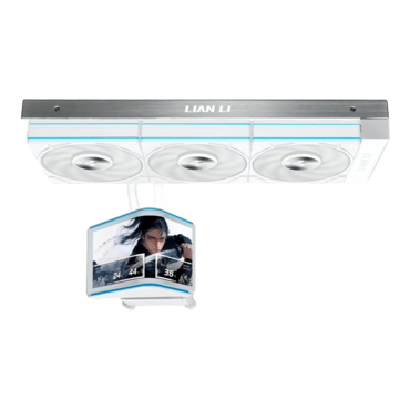 HydroShift II OLED Curved 360P28, White, 360mm Radiator, Liquid Cooling System