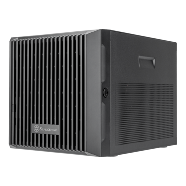 CS340, 4x 3.5"/2.5" External Bays, No PSU, Mini-ITX / Deep Mini-ITX, Black, Mini Tower Chassis