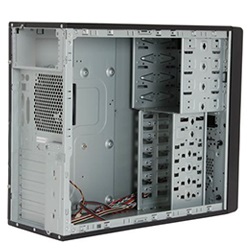 6C28B Black Mid-Tower Case, No PSU, ATX