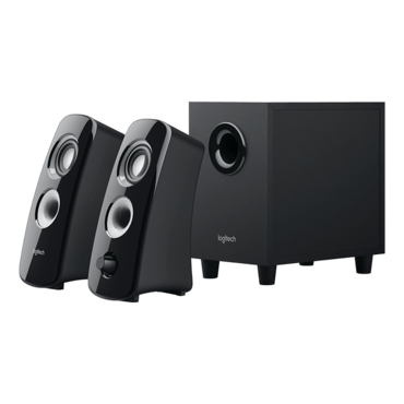 Z323, 2.1 (2 x 6W + 18W), Wired Remote, Black, Retail Speaker System