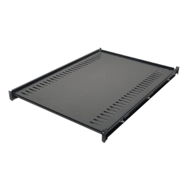 AR8122BLK, Fixed Rackmount Shelf, 250lbs, Black