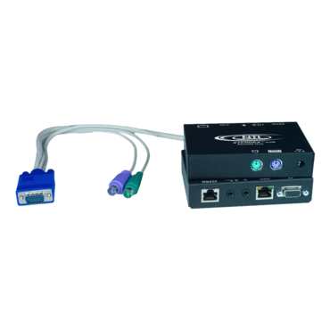 Hi-Res VGA PS/2 KVM Extender via CATx to 1,000 feet