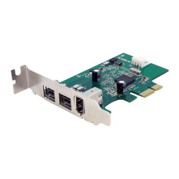 2-port IEEE-1394b/1-port IEEE-1394a/FireWire Card, PCIe 2.0 x1, Retail