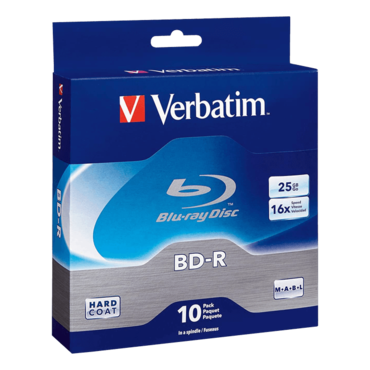 BD-R 25GB 16X with Branded Surface - 10pk Spindle Box