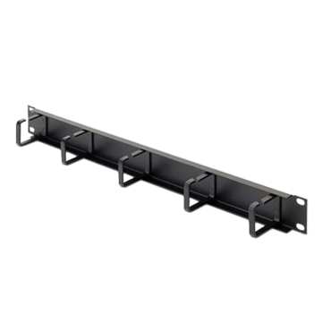 1U Cable Management Panel, 19&quot;, 5 Rings