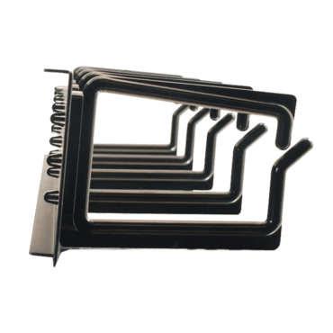 2U Cable Management Panel, 19&quot;, 5 Rings