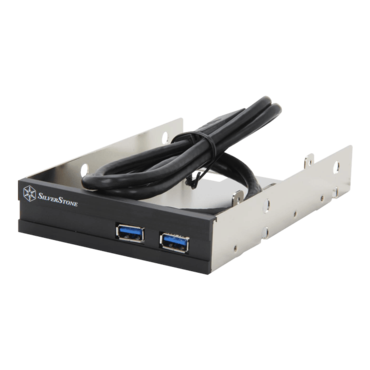 SST-FP36B, Internal, 3.5&quot; to 2x2.5&quot; Bay, 2xUSB 3.0, USB Hub