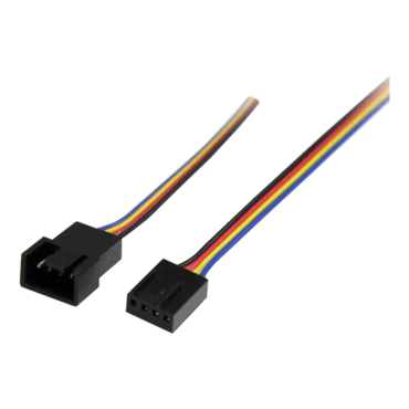 12in 4 Pin Fan Power Extension Cable - M/F
