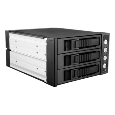 iStarUSA Storage BPU-230SATA-BLACK SATA/SAS 2x5.25 to 3x3.5 Black Retail 