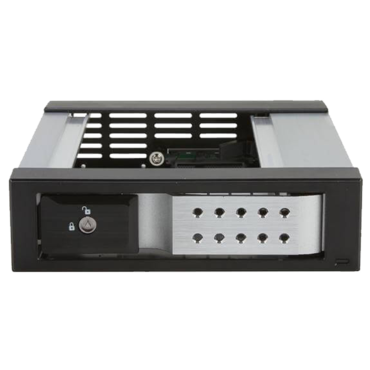 BPN-DE110SS, 1x 5.25" to 1x 3.5", SAS/SATA 6Gb/s, HDD, Silver Hot Swap Module