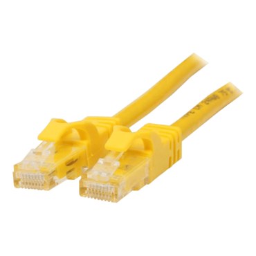 5ft Cat6 Snagless Unshielded (UTP) Ethernet Network Patch Cable, Yellow