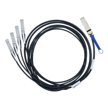 MC2609130-003 Passive Copper Hybrid Cable Ethernet 40GbE to 4x10GbE QSFP to 4xSFP+ 3m