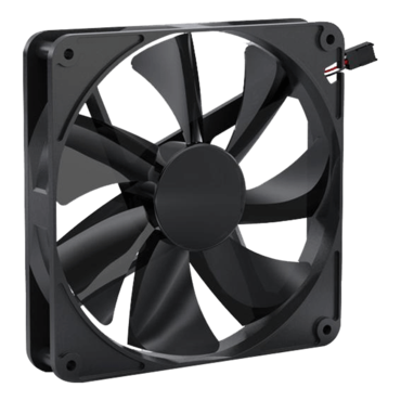 NB-Blacknoise SilentPro PK-2 140mm Ultra Quiet Case Fan, 1200 RPM, 54.73 CFM, 20 dBA