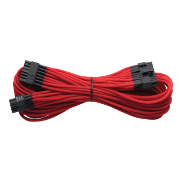 Individually Sleeved ATX Cable 24pin (Generation 2), RED For Motherboard, Power Supply Red